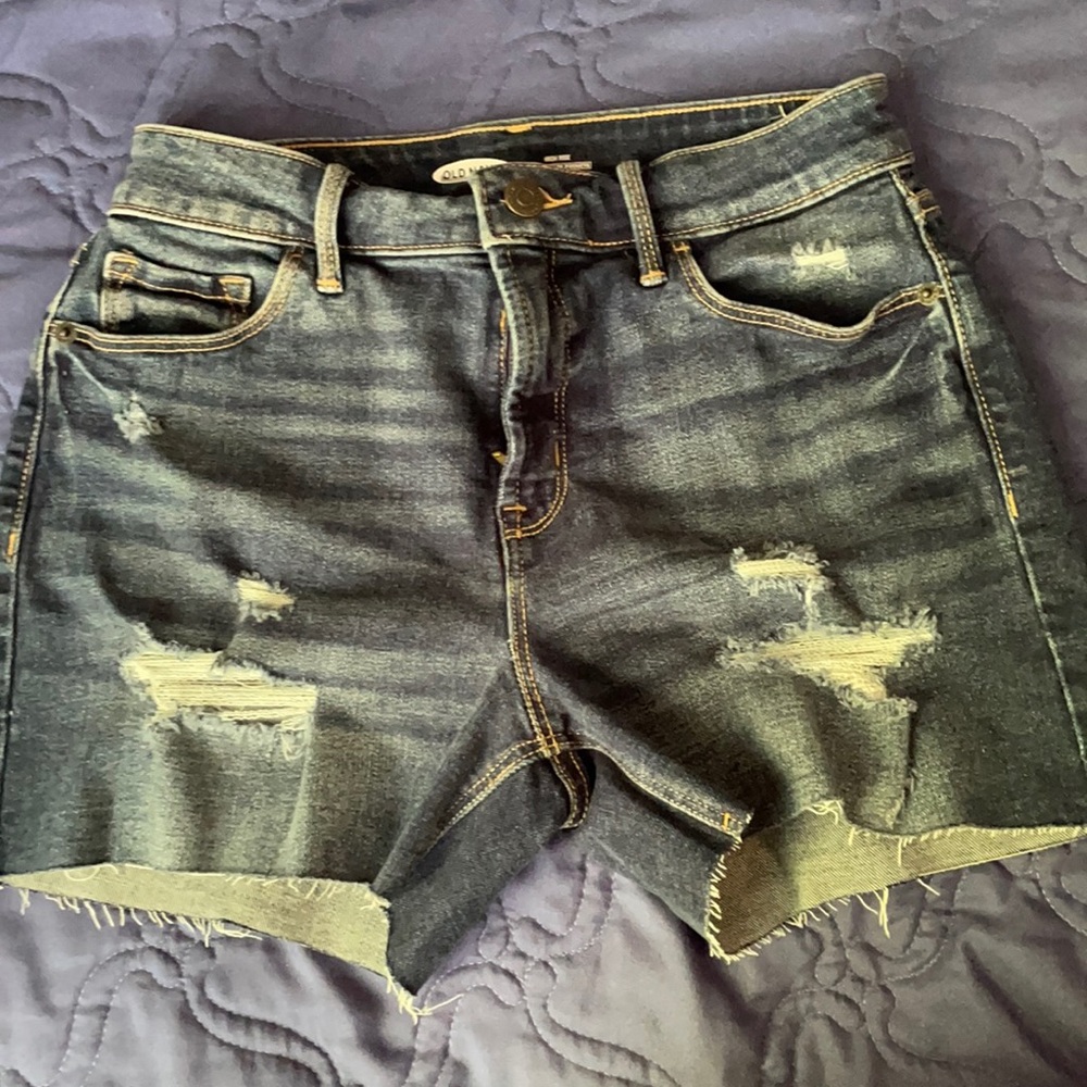 High rise shorts